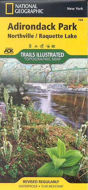Trails Illustrated Adirondack Map: Northville/Raquette Lake